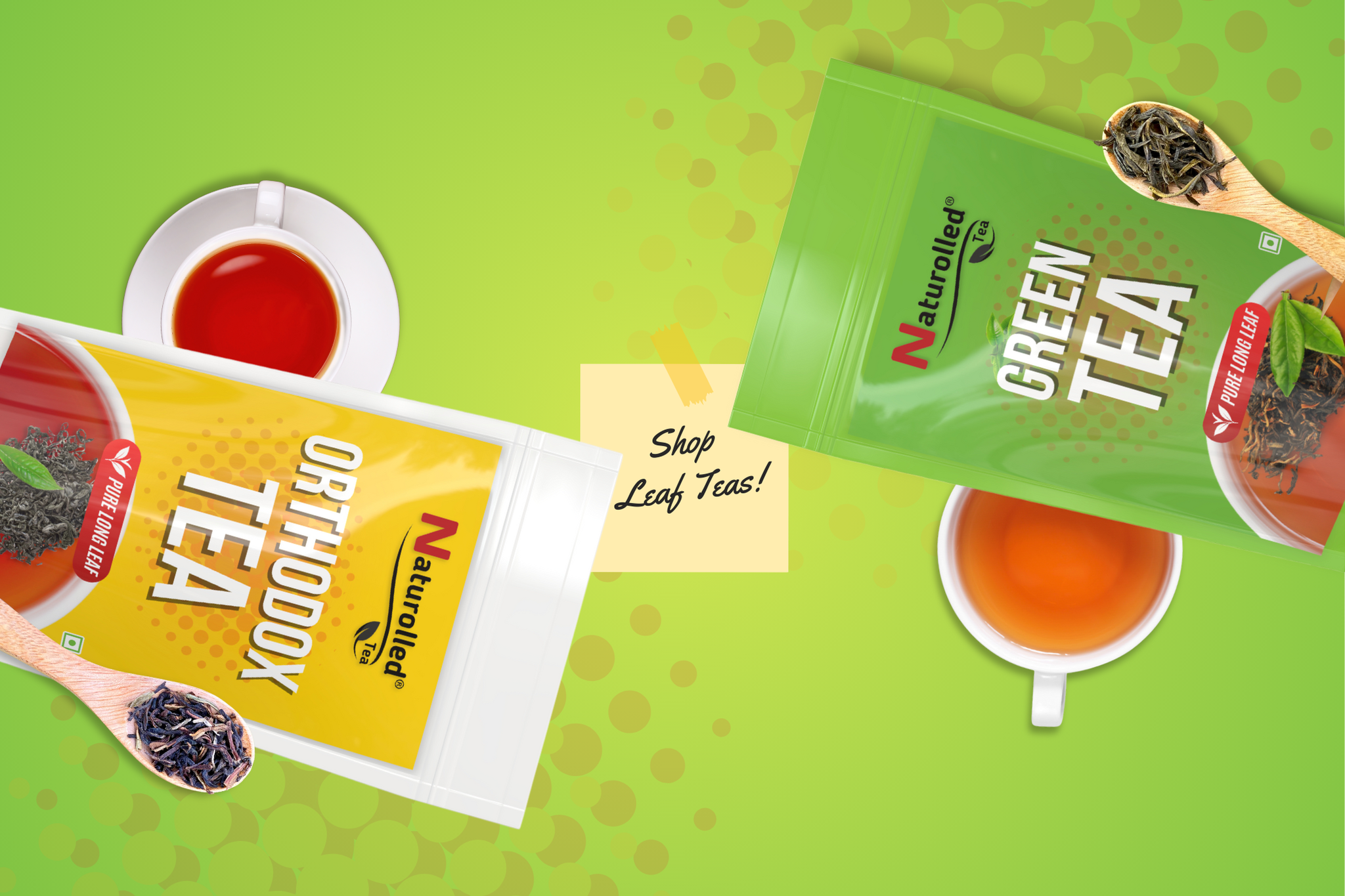 Experience Naturolled Leaf Teas