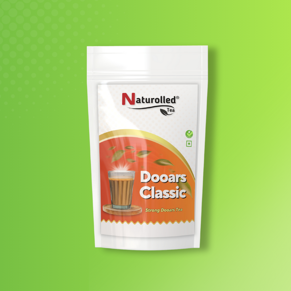 Front View of Naturolled Dooars Classic Dooars Tea