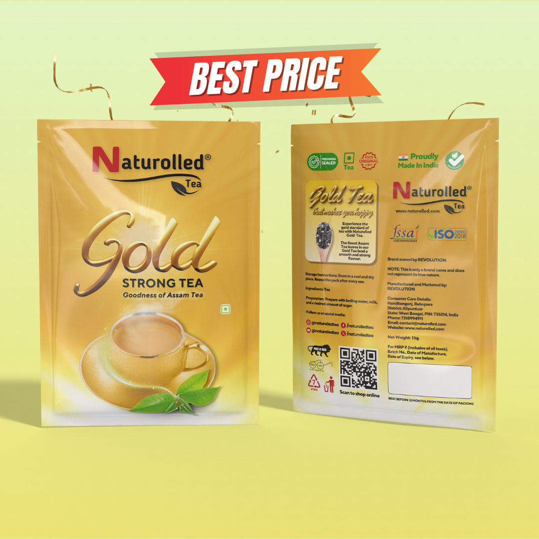 Naturolled Affordable Gold Tea Price with Free Delivery
