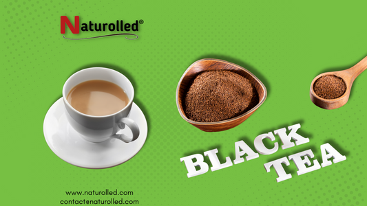 What is black tea with milk called