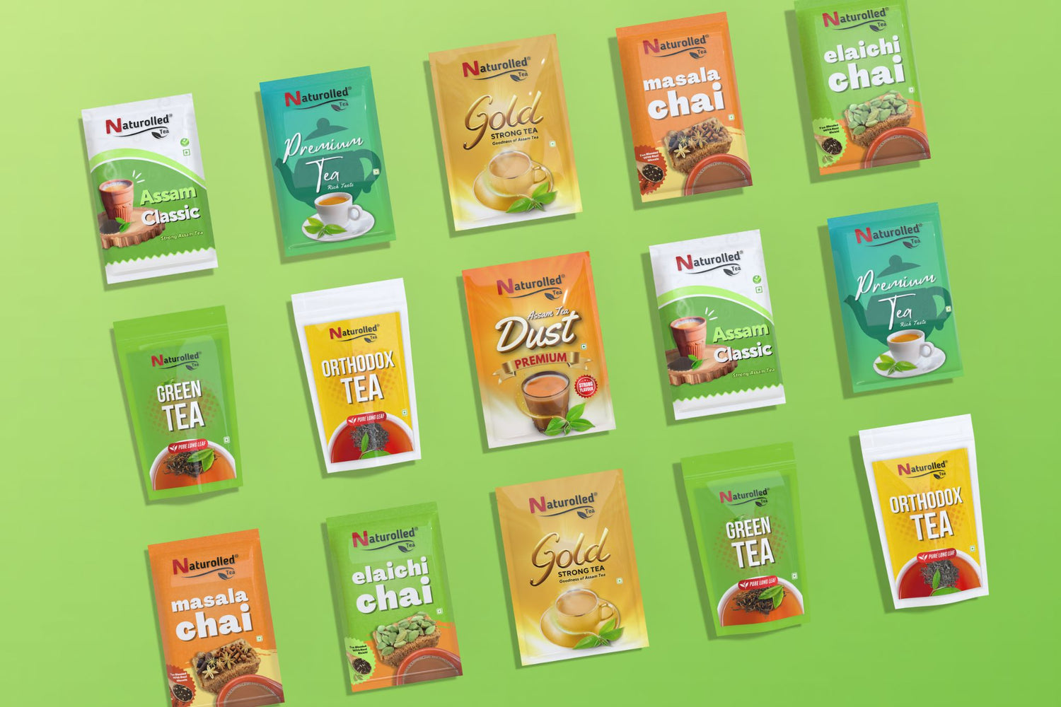 Naturolled Tea Packets