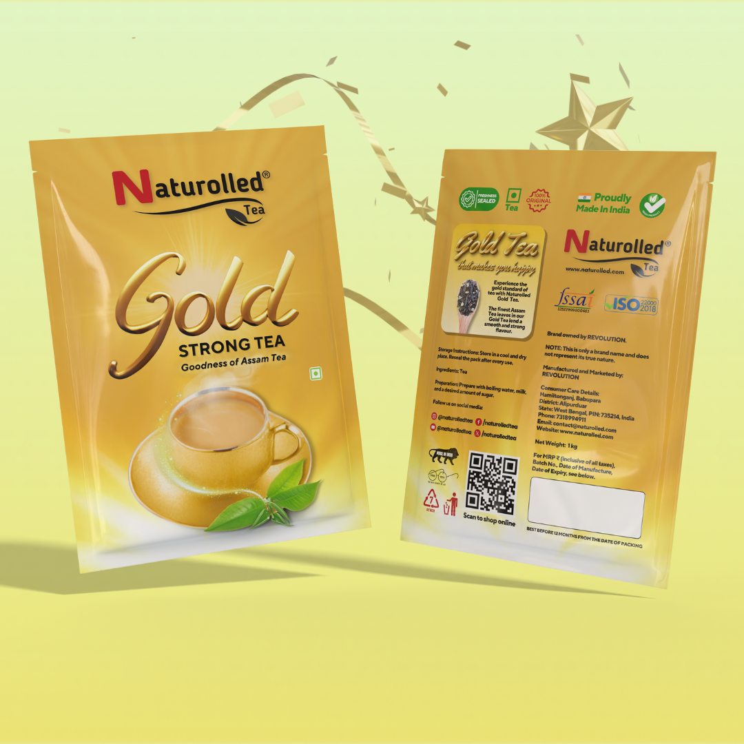 Naturolled Gold Tea With Gold-Standard Quality